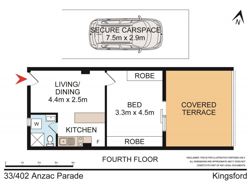 33/398-402 Anzac Parade, Kingsford NSW 2032 Floorplan