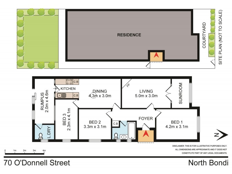 70 O’Donnell Street, North Bondi NSW 2026 Floorplan