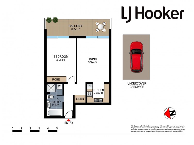 8E/27-31 Ocean Street North, Bondi NSW 2026 Floorplan