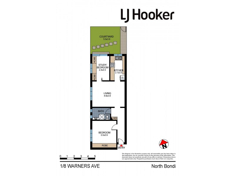 1/8 Warners Avenue, North Bondi NSW 2026 Floorplan