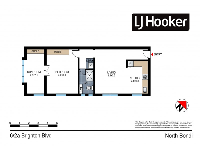 6/2a Brighton Boulevard, North Bondi NSW 2026 Floorplan