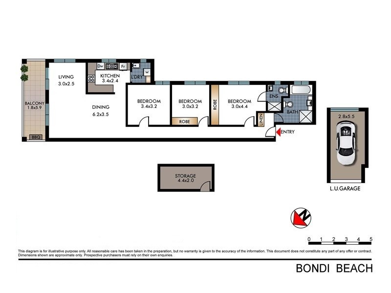 2/22-24 Francis Street, Bondi Beach NSW 2026 Floorplan