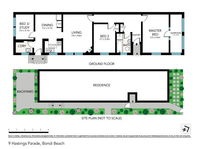 9 Hastings Parade, Bondi Beach NSW 2026 Floorplan