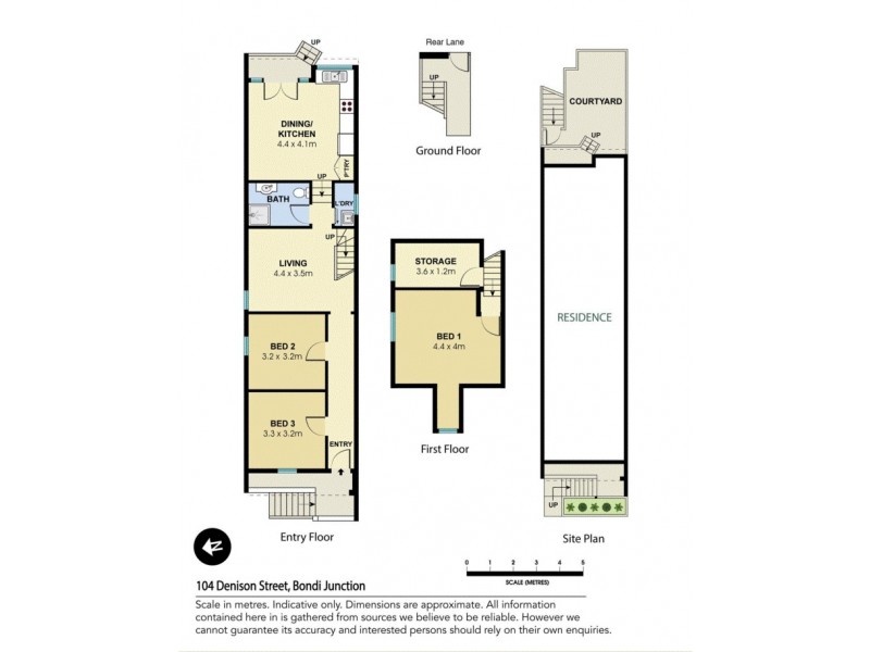 104 Denison Street, Bondi Junction NSW 2022 Floorplan
