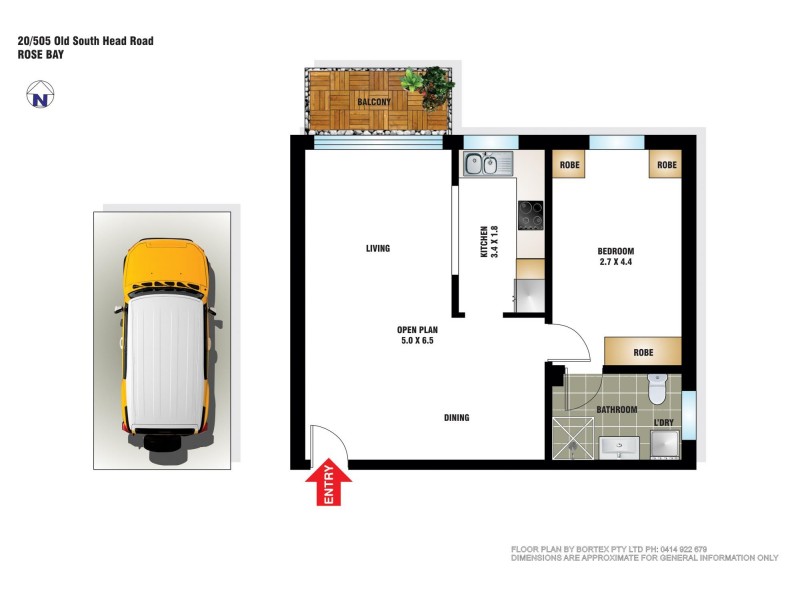 20/505-509 Old South Head Road, Rose Bay NSW 2029 Floorplan