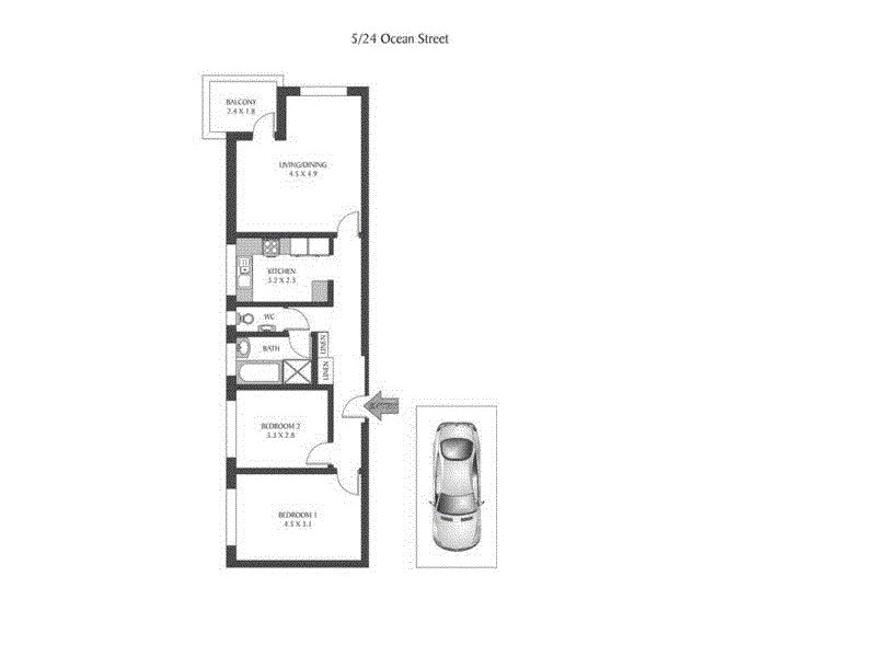 5/24 Ocean Street, Bondi NSW 2026 Floorplan
