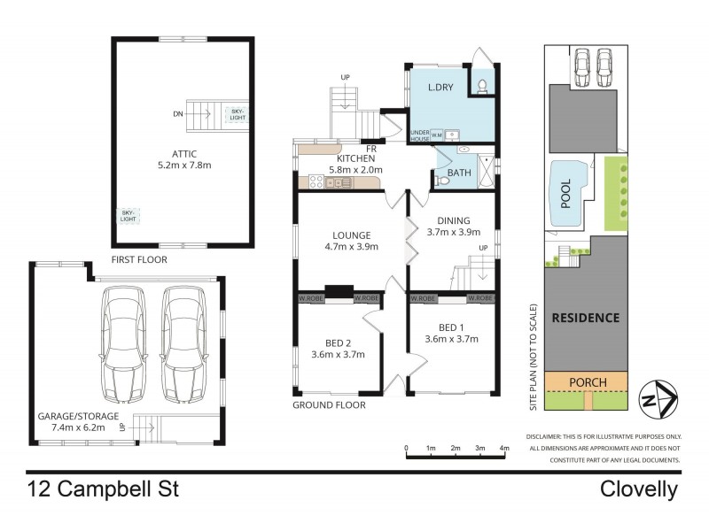 12 Campbell Street, Clovelly NSW 2031 Floorplan