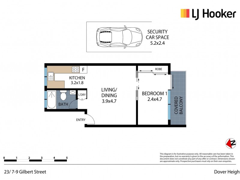 23/7-9 Gilbert Street, Dover Heights NSW 2030 Floorplan