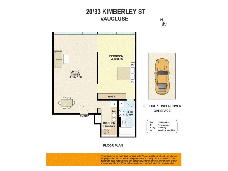 20/33 Kimberley Street, Vaucluse NSW 2030 Floorplan