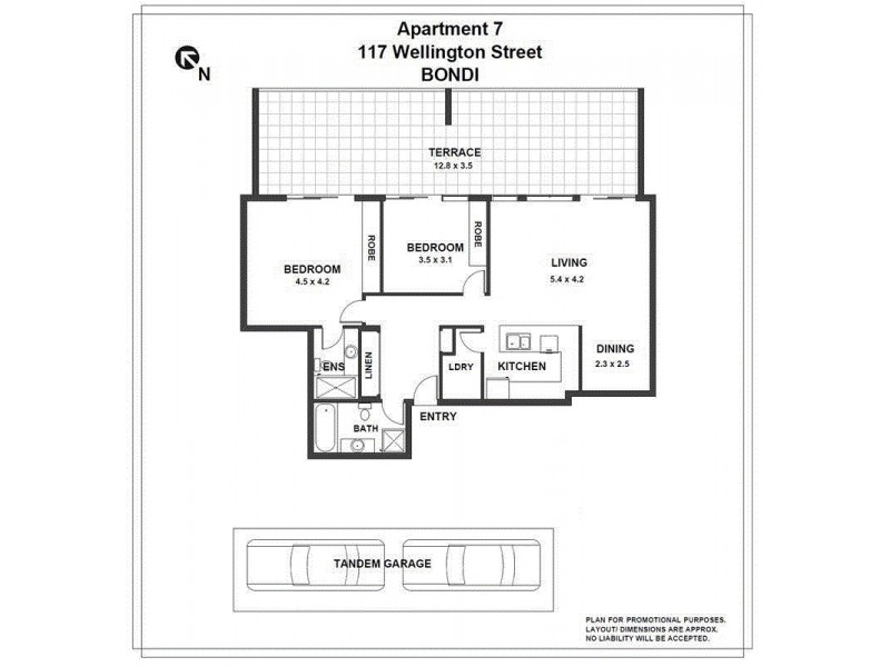 7/117-119 Wellington Street, Bondi Beach NSW 2026 Floorplan
