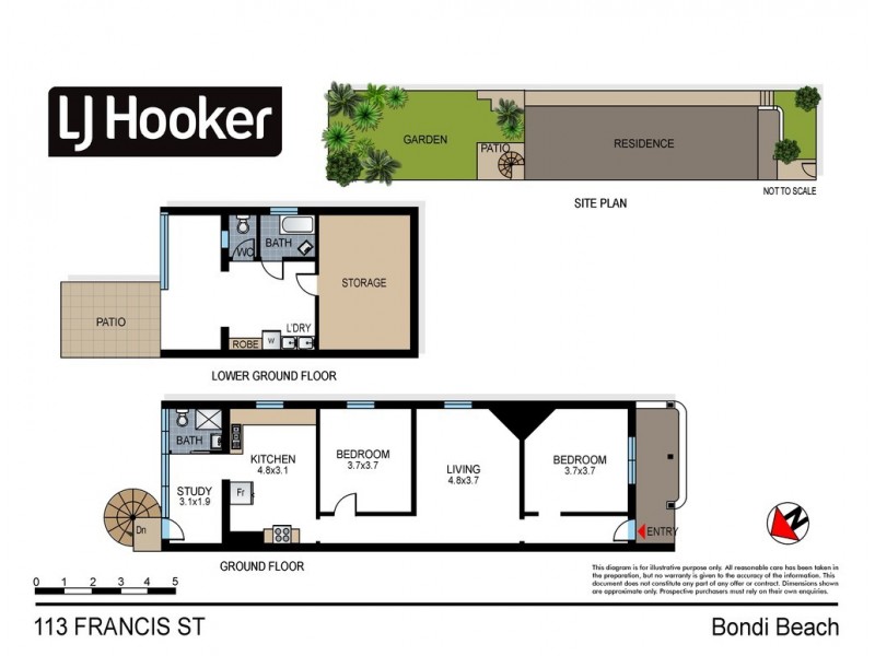 113 Francis Street, Bondi Beach NSW 2026 Floorplan