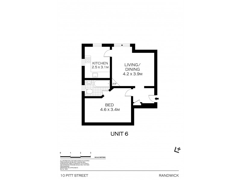 6/10 Pitt Street, Randwick NSW 2031 Floorplan