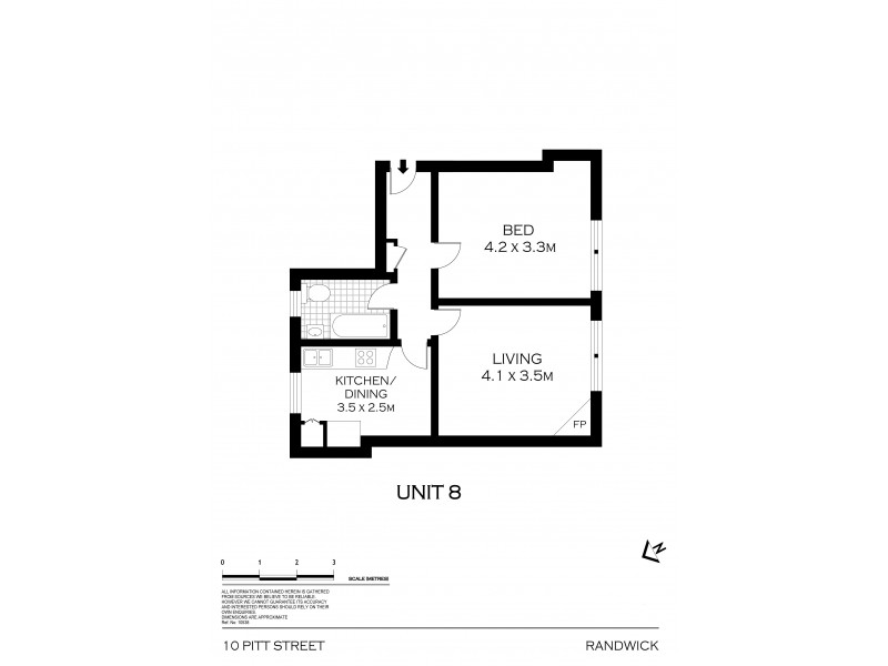 8/10 Pitt Street, Randwick NSW 2031 Floorplan
