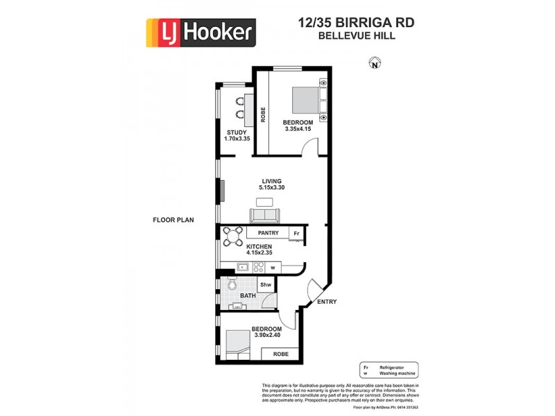 11/7-11 Henderson Street, Bondi NSW 2026 Floorplan
