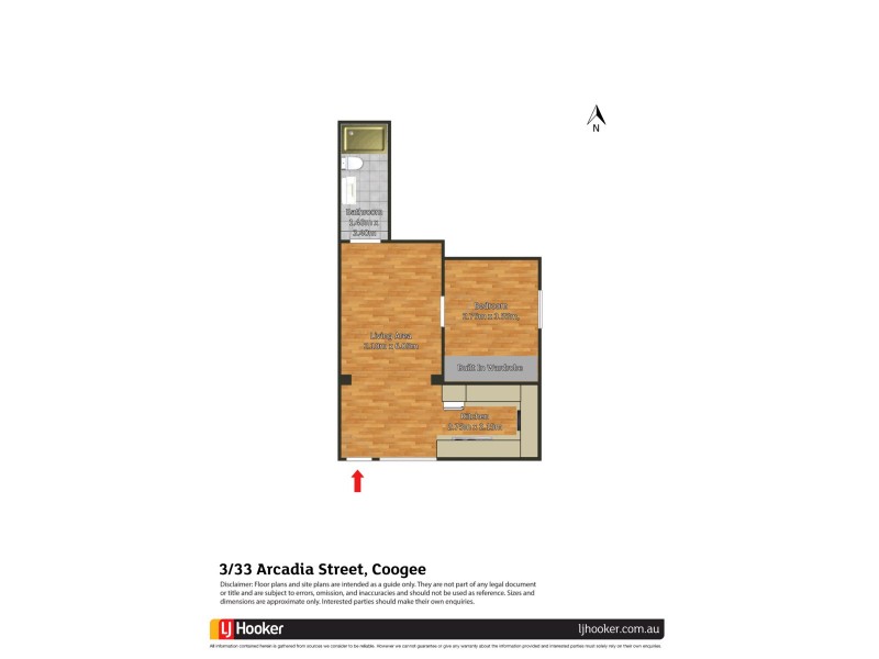 3/33 Arcadia Street, Coogee NSW 2034 Floorplan