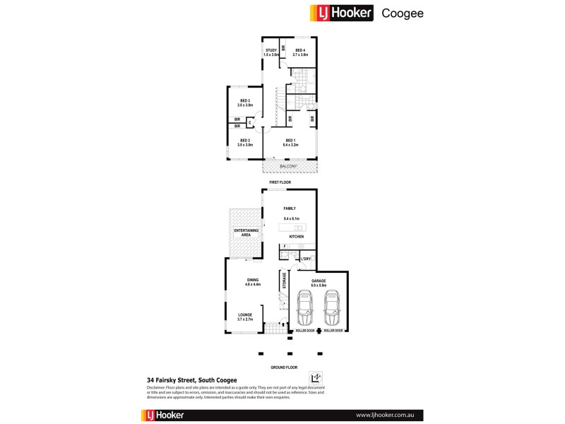 34 Fairsky Street, South Coogee NSW 2034 Floorplan