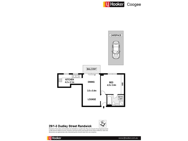 29/1-3 Dudley Street, Randwick NSW 2031 Floorplan