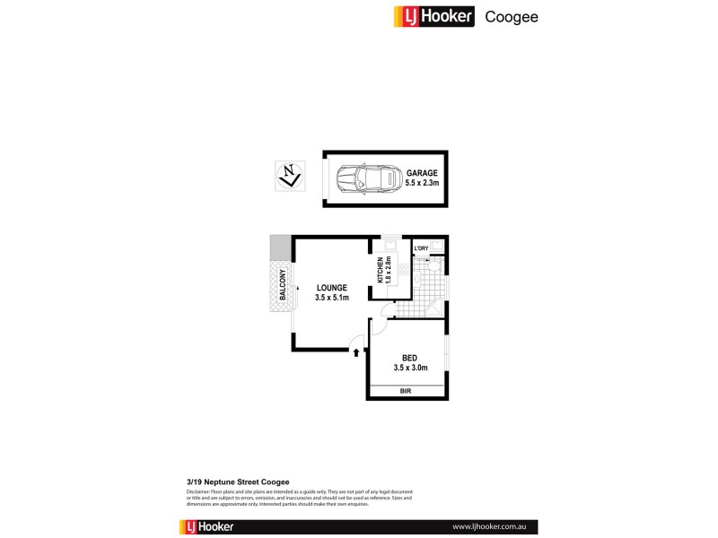 3/19 Neptune Street, Coogee NSW 2034 Floorplan