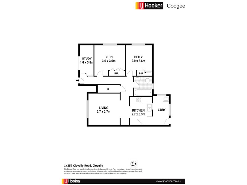 1/357 Clovelly Road, Clovelly NSW 2031 Floorplan