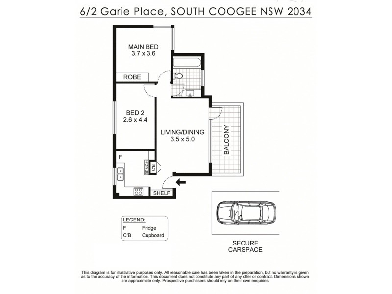 5/59 Gilderthorpe Avenue, Randwick NSW 2031 Floorplan