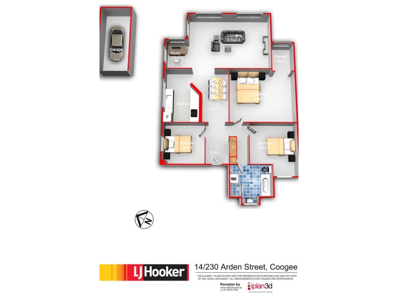 14/230 Arden Street, Coogee NSW 2034 Floorplan