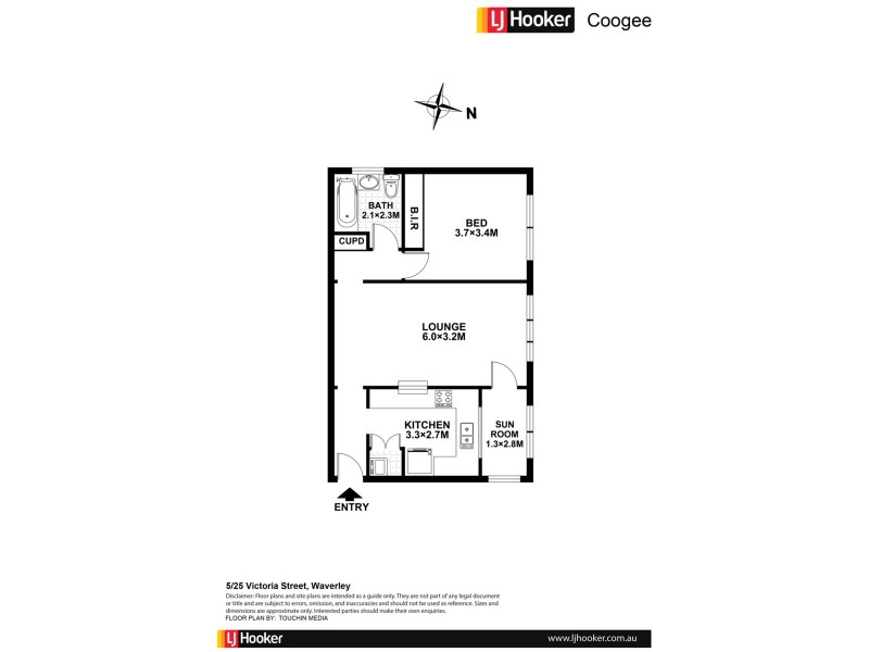 5/25 Victoria St., Waverley NSW 2024 Floorplan