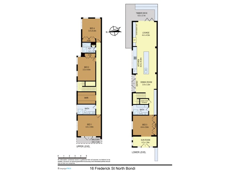 16 Frederick Street, North Bondi NSW 2026 Floorplan