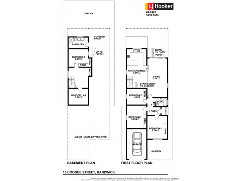 13 Coogee Street, Randwick NSW 2031 Floorplan