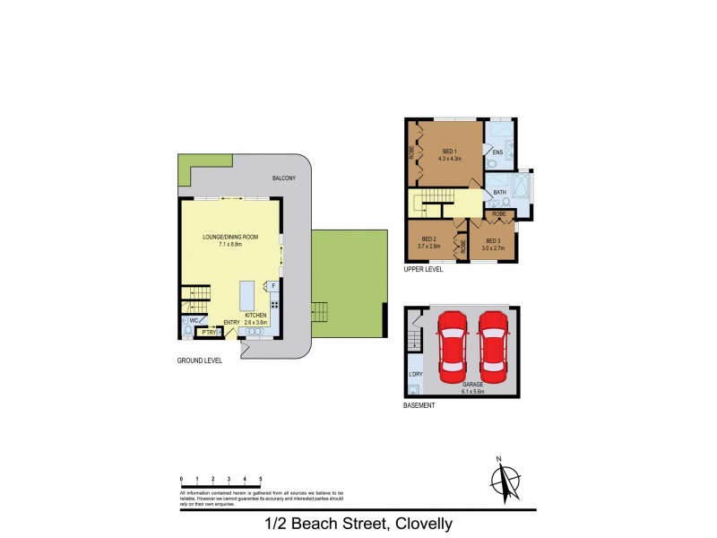 1/2 Beach Street, Clovelly NSW 2031 Floorplan