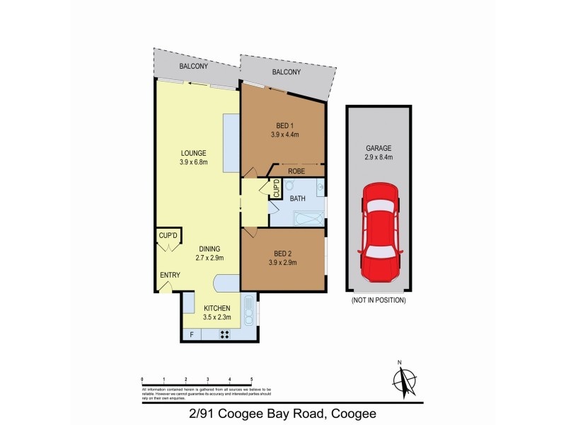 2/91 Coogee Bay Road, Coogee NSW 2034 Floorplan