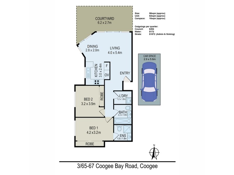3/65-67 Coogee Bay Road, Randwick NSW 2031 Floorplan