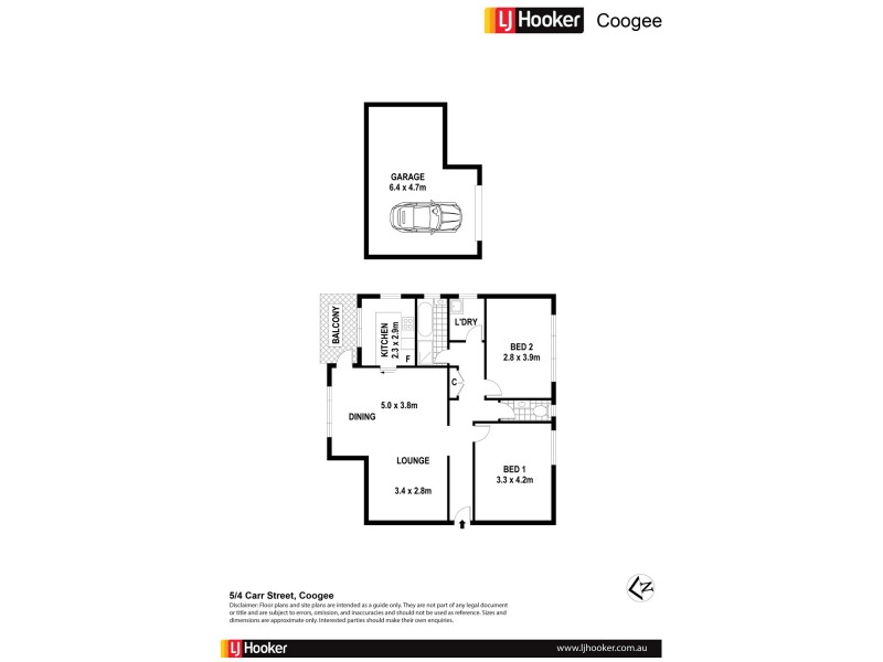 5/4 Carr Street, Coogee NSW 2034 Floorplan