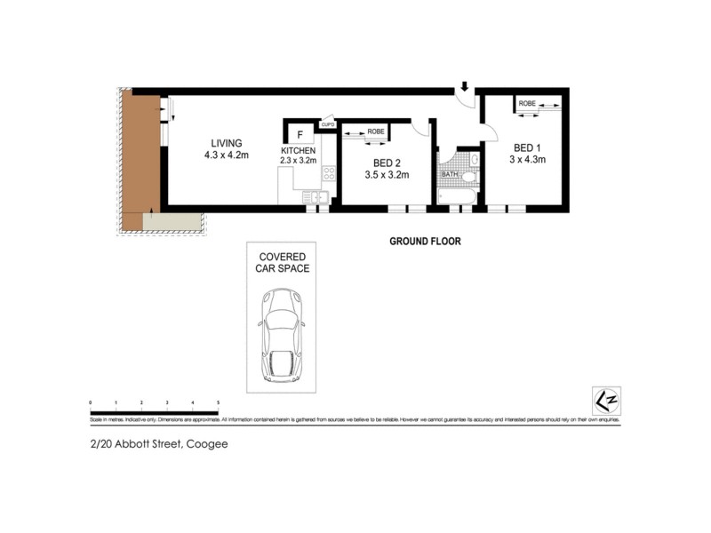 2/20 Abbott St., Coogee NSW 2034 Floorplan
