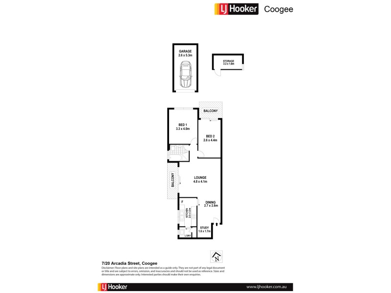 7/20 Arcadia Street, Coogee NSW 2034 Floorplan