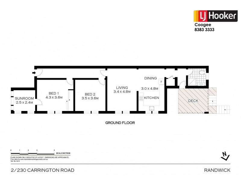 2/230 Carrington Road, Randwick NSW 2031 Floorplan