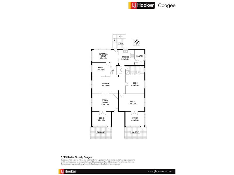 5/15 Baden Street, Coogee NSW 2034 Floorplan