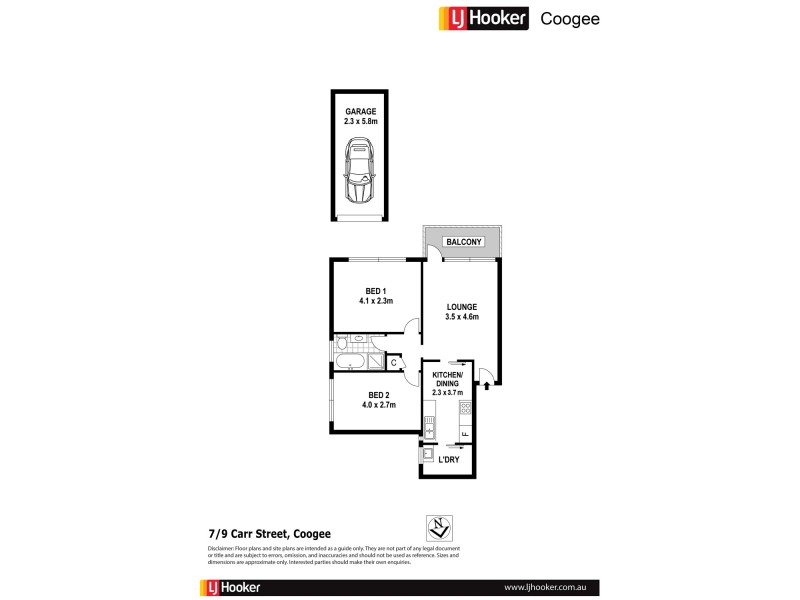 7/9 Carr Street, Coogee NSW 2034 Floorplan