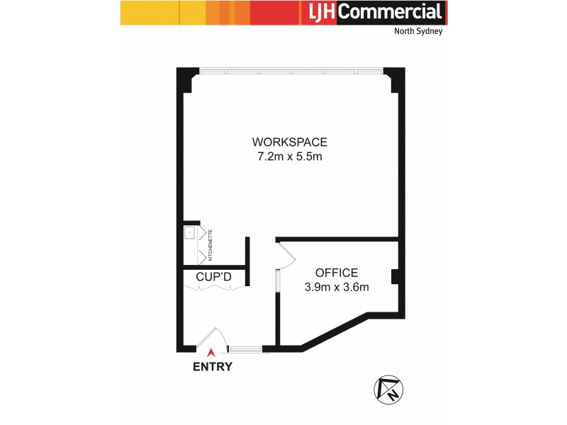 Suite 407/460 Pacific Highway, St Leonards NSW 2065 Floorplan