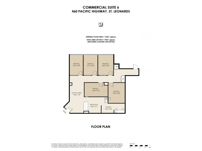 6 Ground Floor/460 Pacific Highway, St Leonards NSW 2065 Floorplan