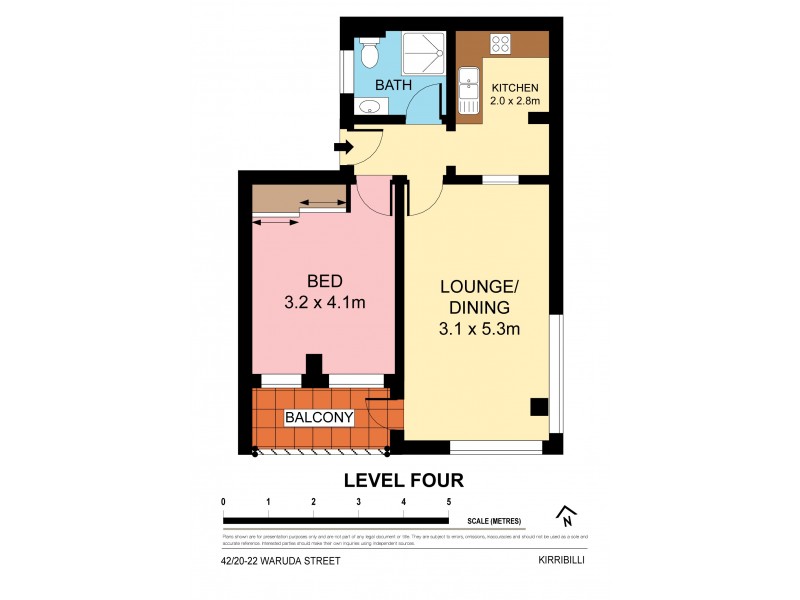 42/20-22 Waruda, Kirribilli NSW 2061 Floorplan