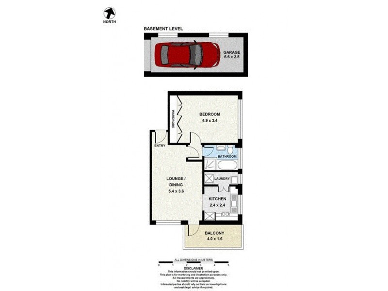 8/70 Bay Road, Waverton NSW 2060 Floorplan