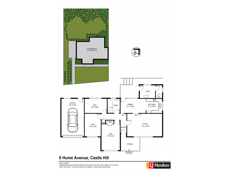 8 Hume Avenue, Castle Hill NSW 2154 Floorplan