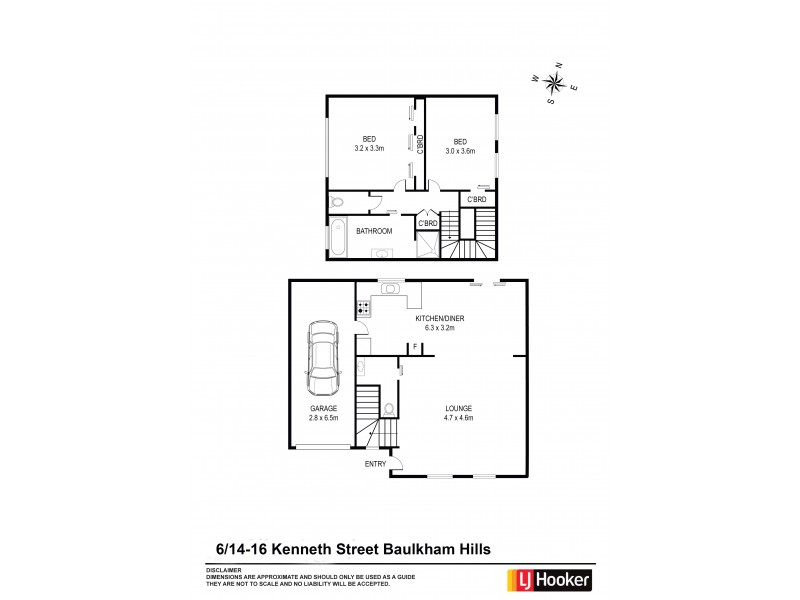 6/14-16 Kenneth Avenue, Baulkham Hills NSW 2153 Floorplan