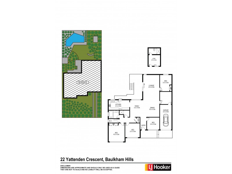 22 Yattenden Crescent, Baulkham Hills NSW 2153 Floorplan