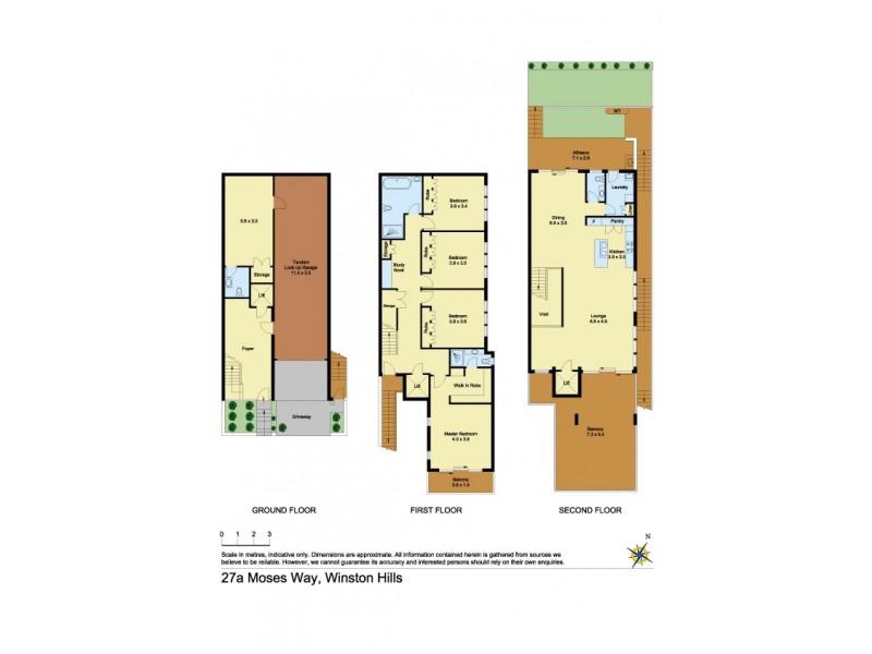 27a Moses Way, Winston Hills NSW 2153 Floorplan