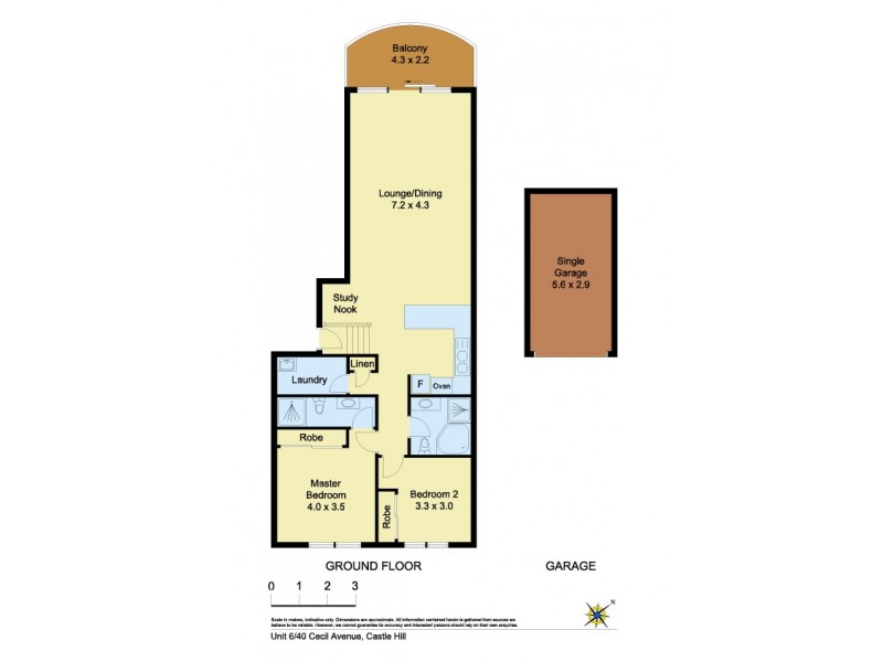6/40-42 Cecil Avenue, Castle Hill NSW 2154 Floorplan