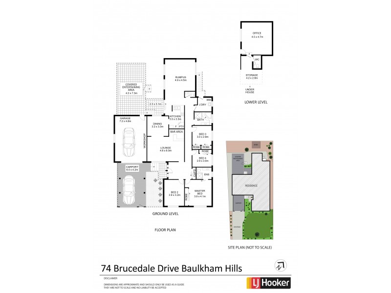 74 Brucedale Drive, Baulkham Hills NSW 2153 Floorplan
