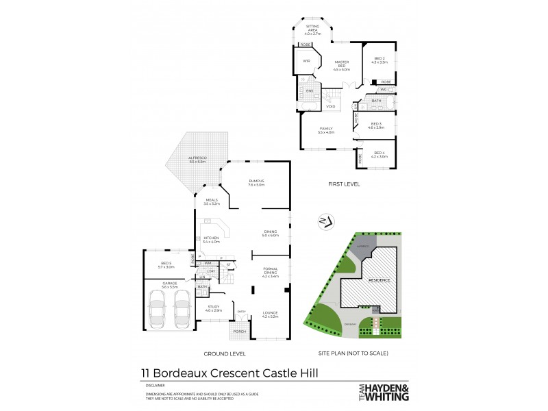 11 Bordeaux Crescent, Castle Hill NSW 2154 Floorplan
