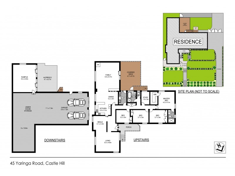 45 Yaringa Road, Castle Hill NSW 2154 Floorplan