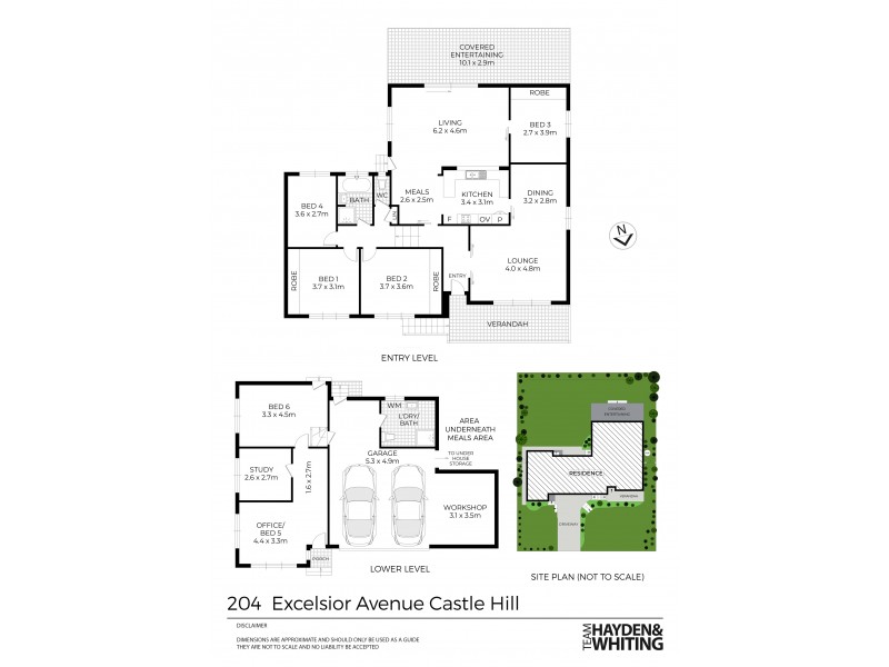 204 Excelsior Avenue, Castle Hill NSW 2154 Floorplan
